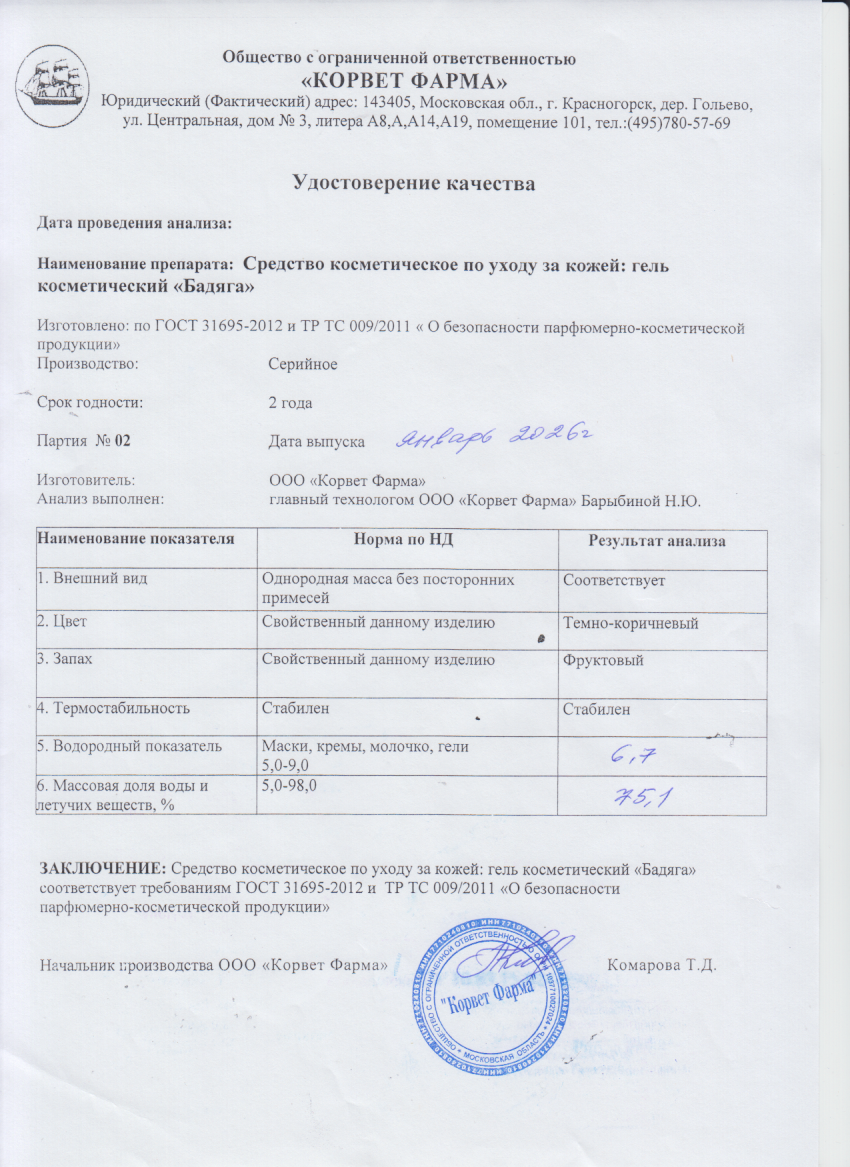 Паспорт №01202602